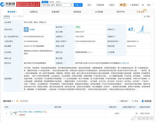 京东大药房在梅州成立新公司 药品互联网信息服务的战略加速